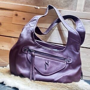 Simply Vera Vera Wang pocket book purple leather